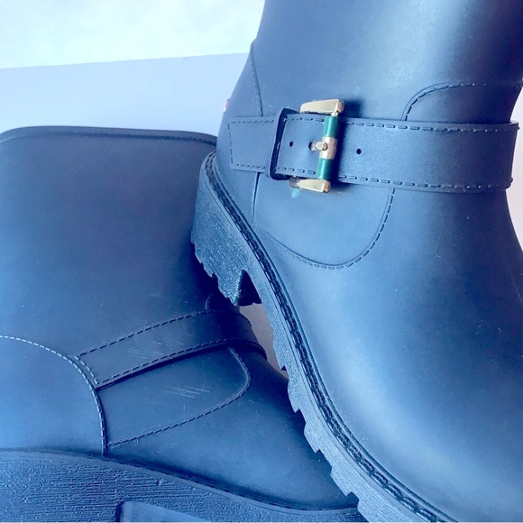 📌Tommy Hilfiger Sz 7 Rainboots | Mid-Calf | Blue - Picture 3 of 10